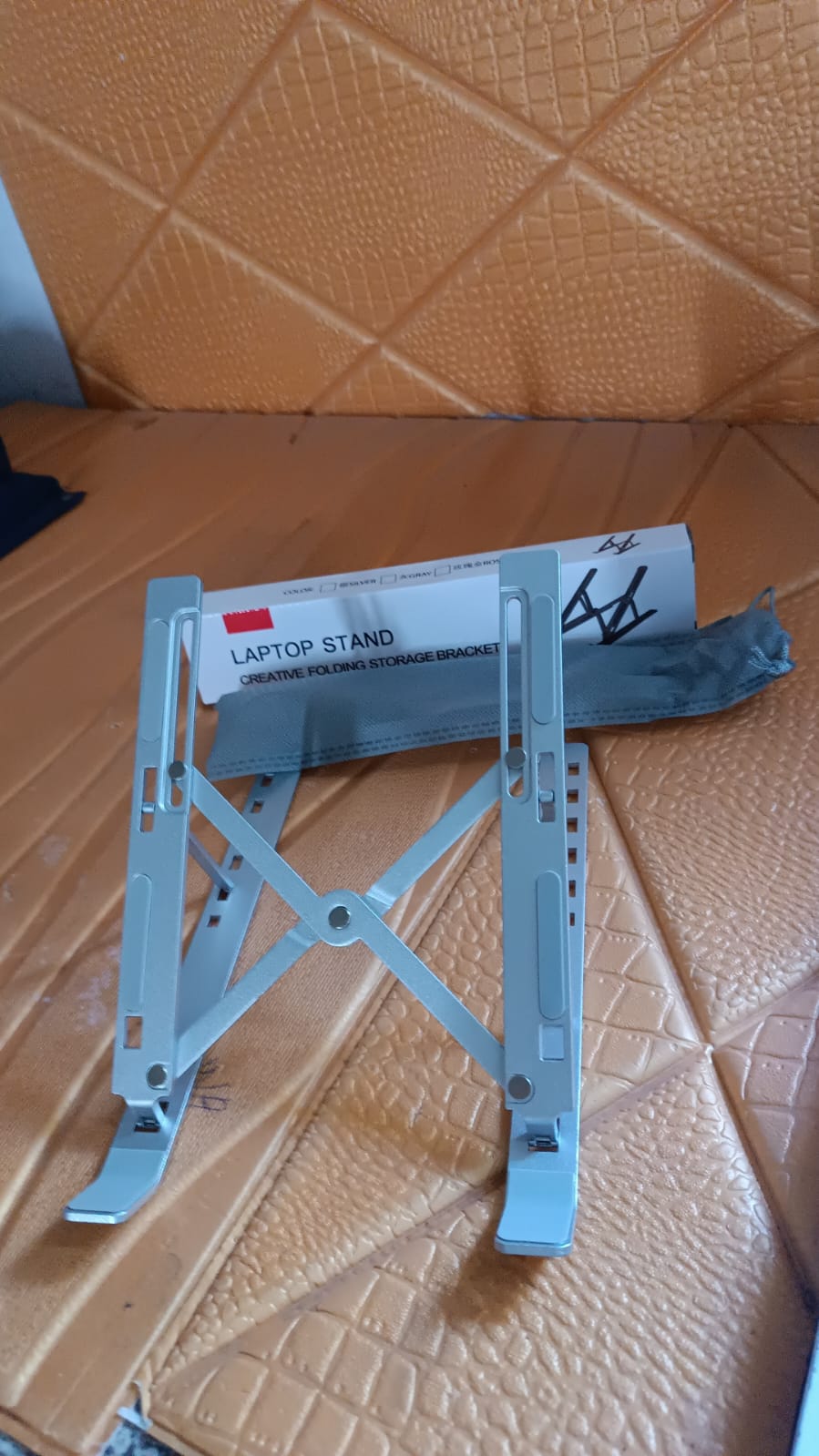 Home Foldable Height Adjustable Laptop Stand (1 Pc) Home Foldable Height Adjustable Laptop Stand (1 Pc)